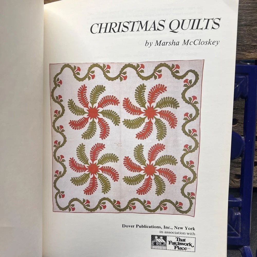 Christmas Quilts by Marsha McCloskey, vintage 1985